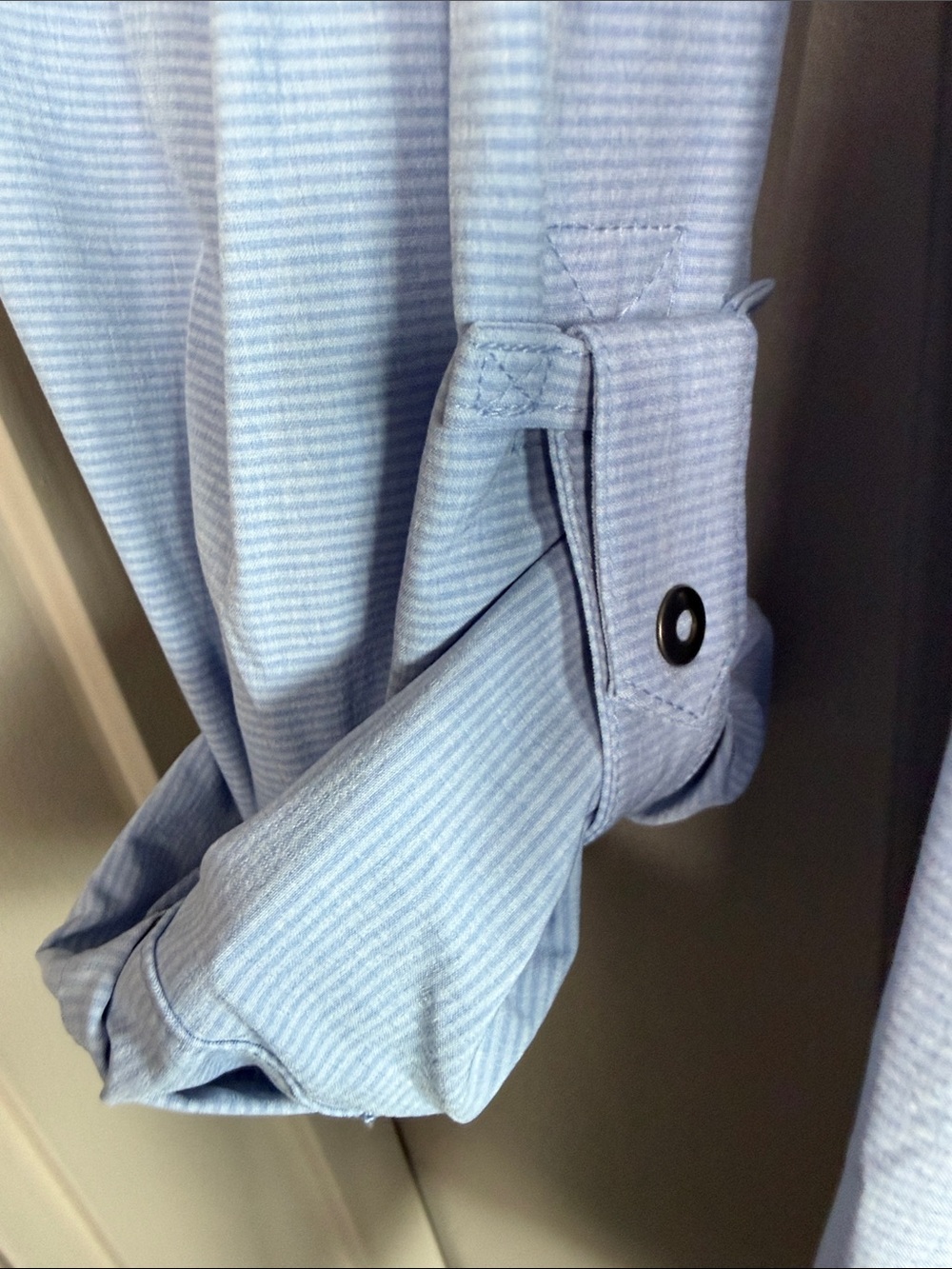 Duluth Trading Co Light Blue Performance Polo - Picture 5 of 6